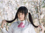 知曦 櫻花下的雙馬尾正妹太萌啦❤ 知曦 櫻花下的雙馬尾正妹太萌啦❤