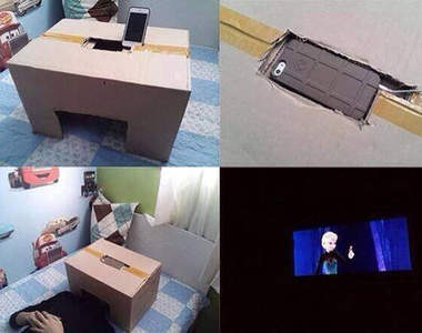 DIY教學《一人電影院》智慧手機及平板電腦大變身