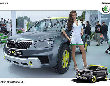 越野概念《Skoda Yeti Xtreme》雪怪壞壞更惹人愛