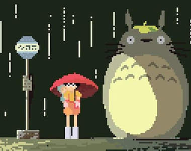 點陣圖《吉卜力動漫名作》萌的有點可愛