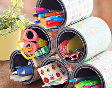 書桌《文具收納》瞬間提升工作可愛度