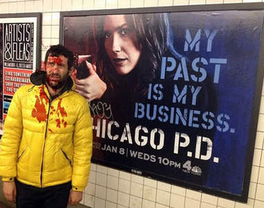 地鐵《射殺海報》看起來像真的一樣www