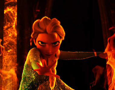 《冰雪奇緣》如果Elsa是火系的話...火焰奇緣?