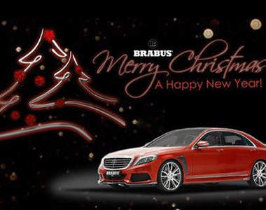 Brabus改造《賓士S-Class》應景耶誕元素上身
