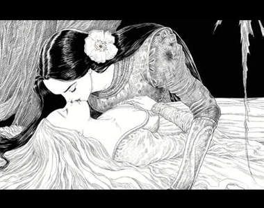 白雪公主吻醒睡美人？王子你們就一邊玩沙去吧...