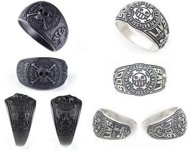 航海王之戒　草帽海賊團與哈特海賊團造型戒指九月發售