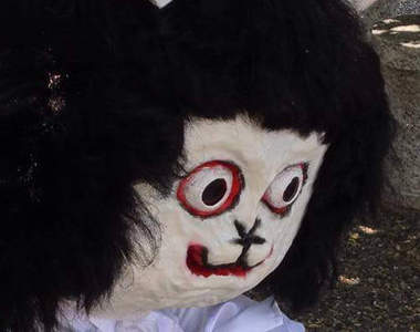 極惡吉祥物《惡THE衛門》小孩果然都被嚇哭惹(苦笑)