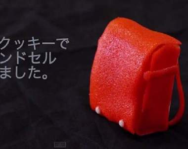 自製《日本學生書包餅乾》不想背書包那就吃掉它吧