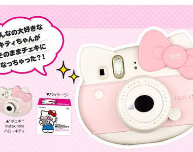 《Hello Kitty》40 週年紀念限定版拍立得 整顆貓頭也太可愛了
