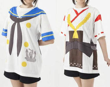 Cosplay感《艦娘T恤》島風的好可愛唷(心❤)