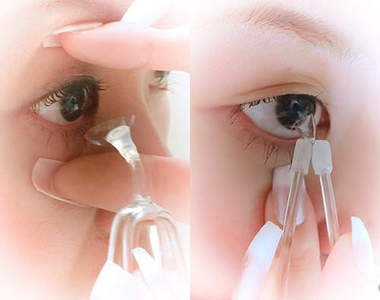 隱形眼鏡輔助器《meruru》不敢用手碰眼球的人絕對必見啊～