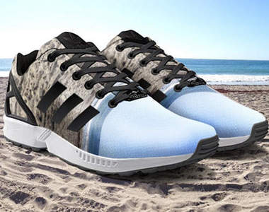 《Adidas客製化的球鞋》上傳照片到APP就可以做出專屬球鞋