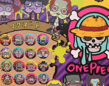 航海王殭屍磁鐵　萬聖節大家都變活死人啦