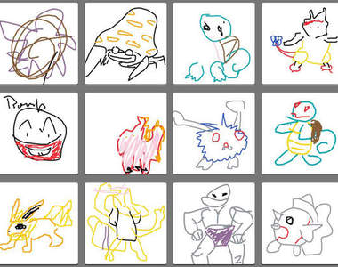 《一起畫神奇寶貝》45秒內要完成一隻喔~你能嗎？