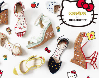 Hello Kitty×RANDA聯名涼鞋 鞋跟上滿滿Kitty也太可愛~♥