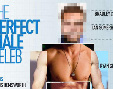 《完美男性合成圖》果然世界上沒有人是完美的...