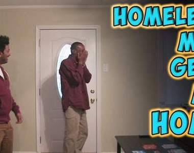 《流浪漢得到ㄧ個家》樂透惡作劇感人續集