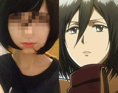 《真人版米卡莎！？》就算不用COS也超像（光）