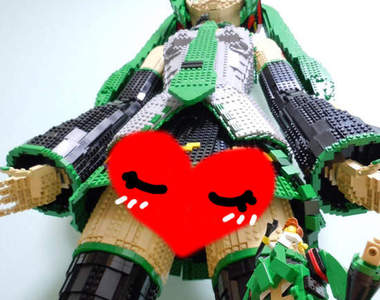 樂高做的《等身大初音》連胖次都不放過