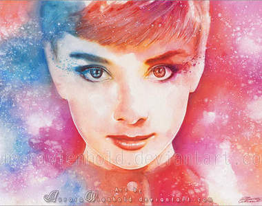 超美《柔美水彩肖像》出自德國畫家 Aurora Wienhold 之手