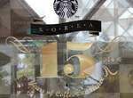 《韓國星巴克》15周年紀念店盛大開幕啦～