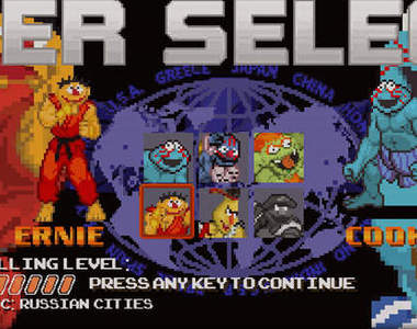 《芝麻街頭快打旋風》芝麻街頭美語齁溜ken～