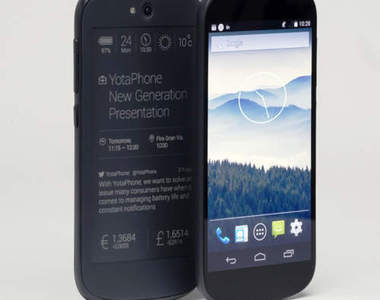 超炫《YotaPhone 2雙螢幕手機》 正反兩面都能玩