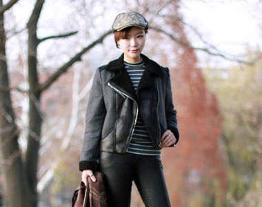 韓國街拍《短版外套》穿膩長大衣的其他選擇～