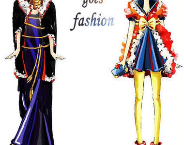 Fashion《迪士尼時尚草稿圖》我也好想穿穿看