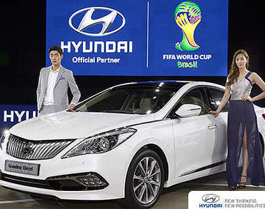 小改款《現代Azera》釜山車展變臉大進化