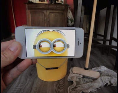 《手機圖錯位照》生活中也有很有許多可愛的樂子