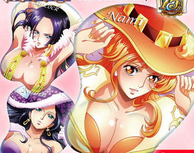 航海王3D滑鼠墊 女帝漢考克、娜美、羅賓表情真是讚❤