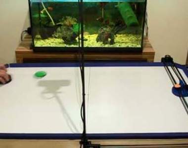 神網友改裝《3D列印曲棍機器人》   就算沒朋友一人也能玩www