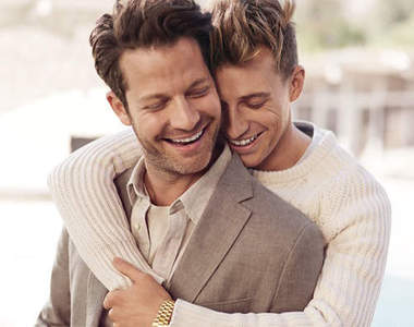 潮牌《Banana Republic》新廣告是甜蜜蜜同志情侶～♥