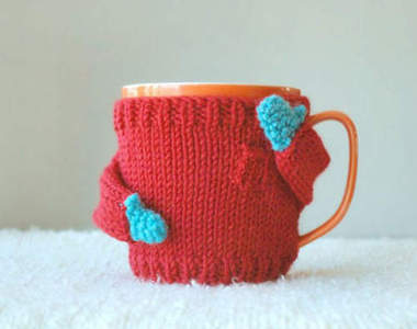 超可愛《杯子毛衣》讓你溫暖在手心❤