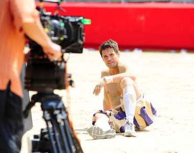 「沃德探員」Brett Dalton的羅馬假期《The Tourist》片場照