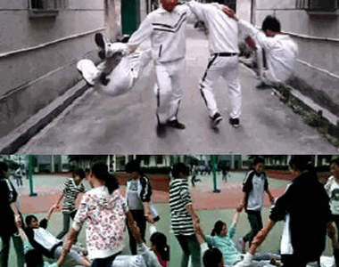 《友情遊戲》不管是無敵風火輪還是直昇機大家一起玩