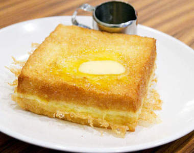 網路話題《吐司的新美味吃法》六秒鐘就能教會你怎麼做（煎）