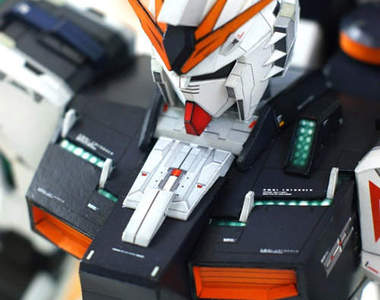 鋼彈立於大地！韓國紙模型玩家的Nu Gundam作品