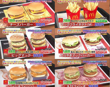 日本麥當勞人氣商品BEST10發表 沒猜對一樣無法回家啦ww