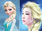韓《網友畫Elsa》怎麼瞬間變成另一個人XD 韓《網友畫Elsa》怎麼瞬間變成另一個人XD