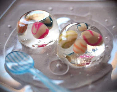 《夏季和菓子》看就覺得很清涼呀