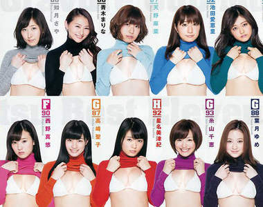 爆乳11人　Ｆ罩杯以上限定的日本寫真女星代表隊