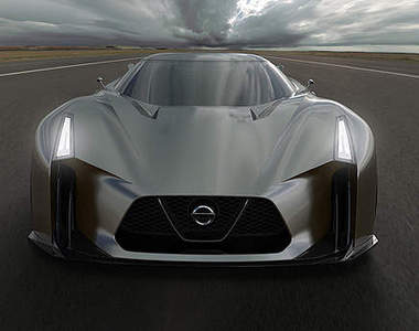 《Nissan Concept 2020 Vision Gran Turismo》從遊戲裡開出來惹