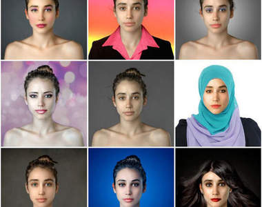 《世界各國美女標準》用同一張照片在不同國家PS的結果是？