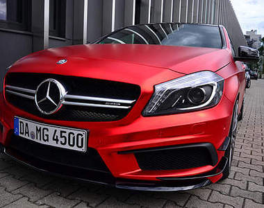 馬力435匹《M-Benz A45 AMG》消光紅勁裝上身超殺氣