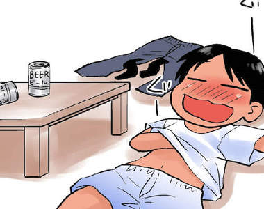 《覺得老公糟透了的瞬間》只好趁他爆睡的時候多踹兩腳惹ww（喂）