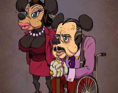 當《迪士尼人物都老了》依照實際年齡應該是長這樣的吧？