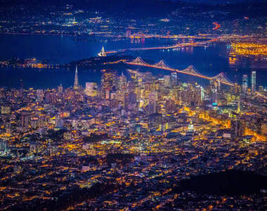 《舊金山超美夜景》原來大都市的夜晚如此夢幻