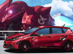 三倍速《夏亞專用Toyota Auris第2彈》形象廣告出來啦 三倍速《夏亞專用Toyota Auris第2彈》形象廣告出來啦